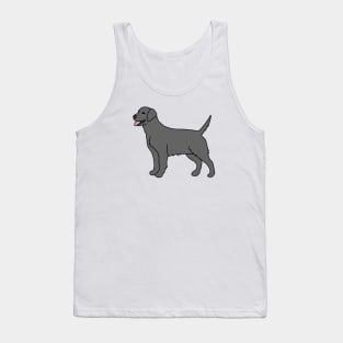 Gray Labrador Tank Top